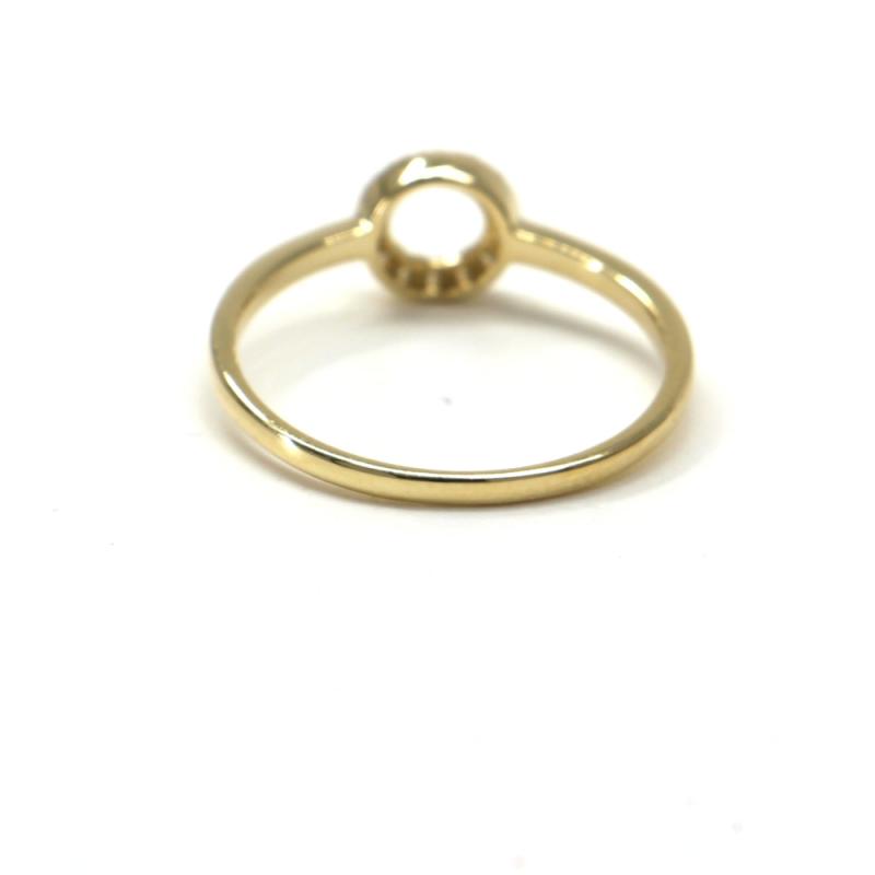 Prsten ze žlutého zlata Pattic AU 585/000 1,25 gr GU00601 se zirkony