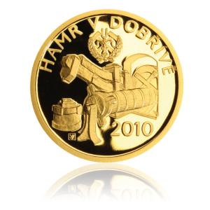 Zlatá mince 2500 Kč 2010 Hamr v Dobřívě proof 341125