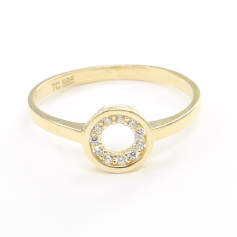 Zlatý prsten PATTIC AU 585/1000 2,2 g CA102201Y-58