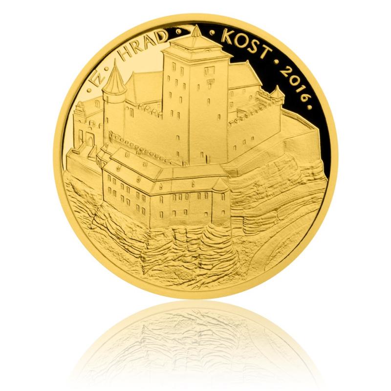 Sada zlatých mincí v etui 10 x 1/2 Oz Hrady ČNB Proof 231025