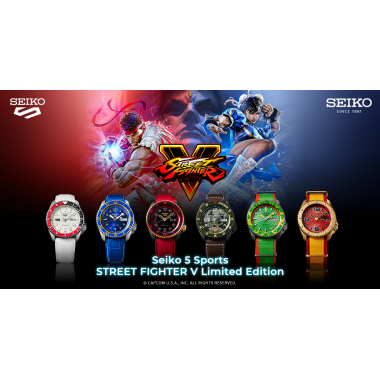 Pánske hodinky Seiko 5 Sports Automatic Street Fighter Limited Edition SRPF21K1