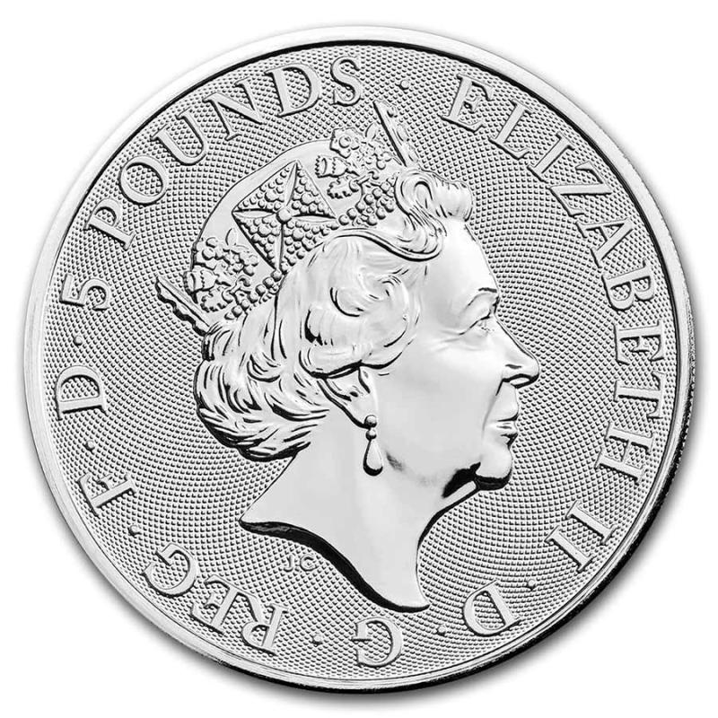 2 Oz stříbrná mince Tudor Beasts Lion 2022 9406012