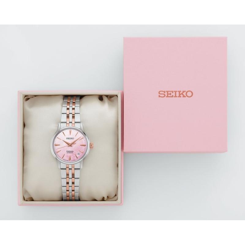 Dámské hodiny SEIKO Presage Cocktail Time Sakura Aviation Limited Edition SRPM06J1