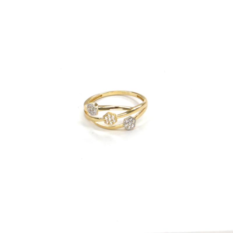Prsten ze žlutého zlata PATTIC AU 585/000 1,75 gr GU438701Y-57