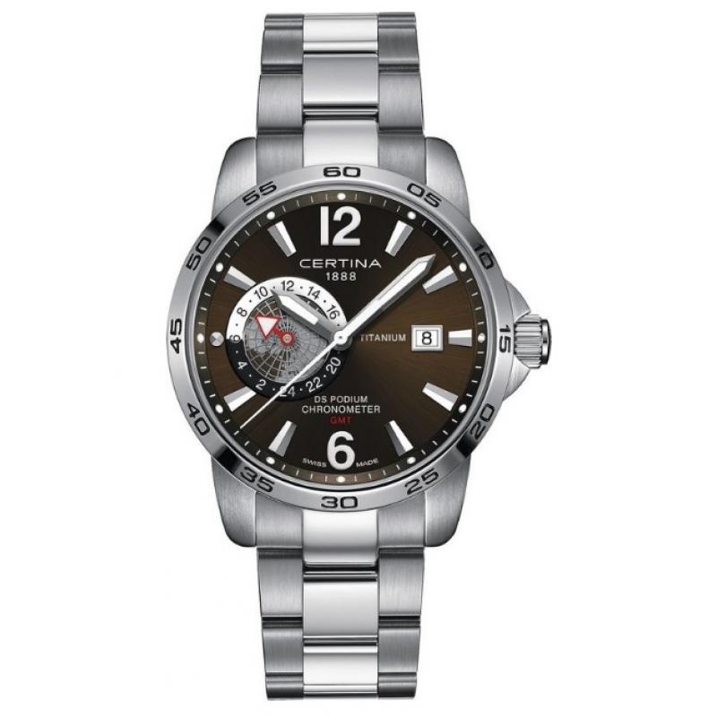 Pánske hodinky CERTINA DS Podium Chronometer GMT C034.455.44.087.00