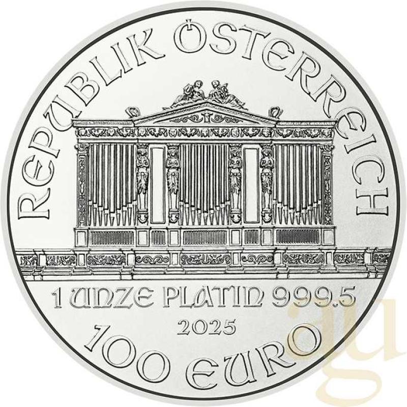 1 Unze Platinmünze Wiener Philharmoniker 2024