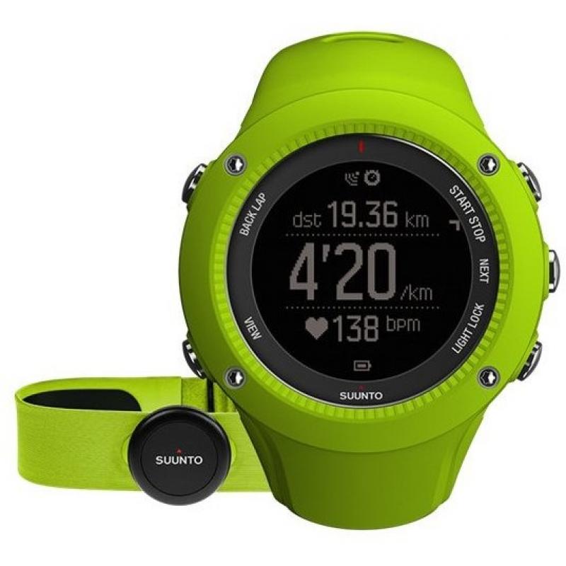 Sportovní hodinky SUUNTO Ambit3 Run Lime (HR) SS021261000