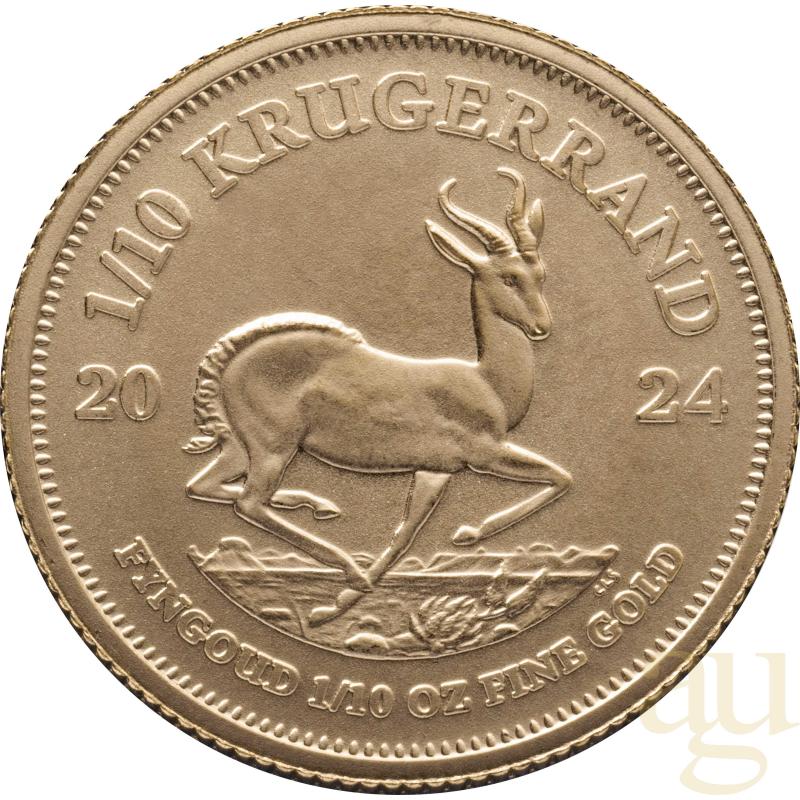 1/10 Unze Goldmünze Krügerrand 2024