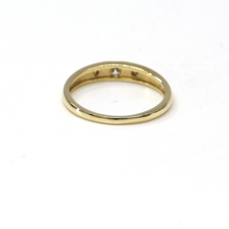Prsten ze žlutého zlata a zirkony Pattic AU 585/000 2,02 gr, PR681005901B