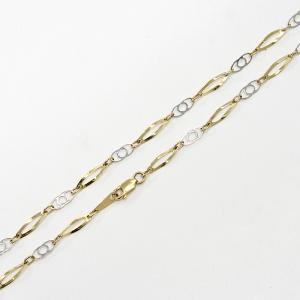 Zlatý náhrdelník bicolor PATTIC AU 585/1000 4,55 gr ARP037102D