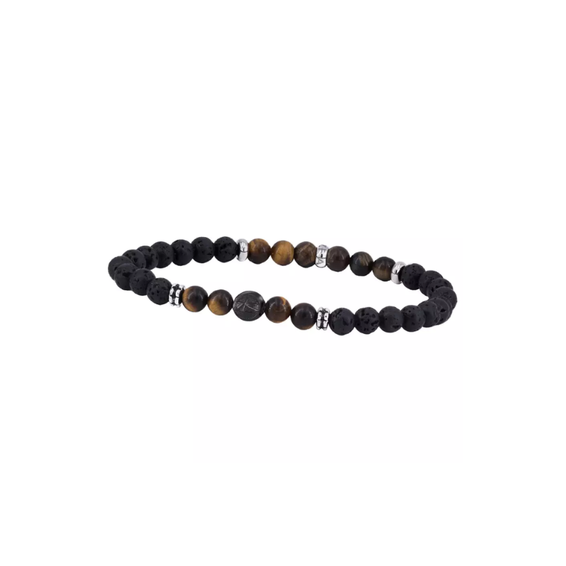 Náramok ZEADES TOGO Tiger Eye Lava ZMB02624