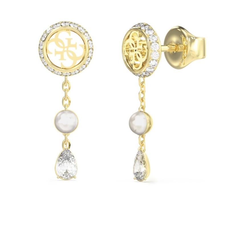 Náušnice GUESS Tiny Pearly JUBE05521JWYGT/U