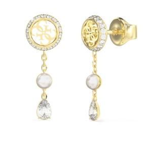 Náušnice GUESS Tiny Pearly JUBE05521JWYGT/U