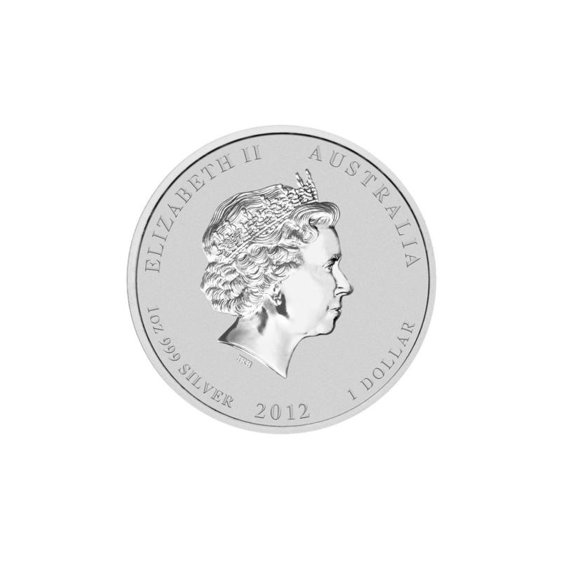 1 unce stříbrná mince Austrálie Lunar II drak 2012 2041138