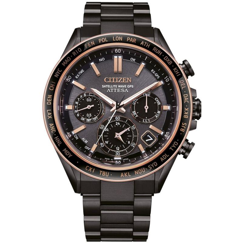 Pánské hodinky CITIZEN Attesa Satellite Wave GPS CC4074-61W