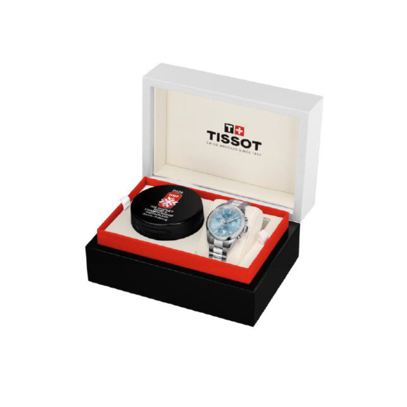 Pánské hodinky TISSOT PR 100 Ice Hockey IIHF 2026 Special Edition T150.417.11.351.01
