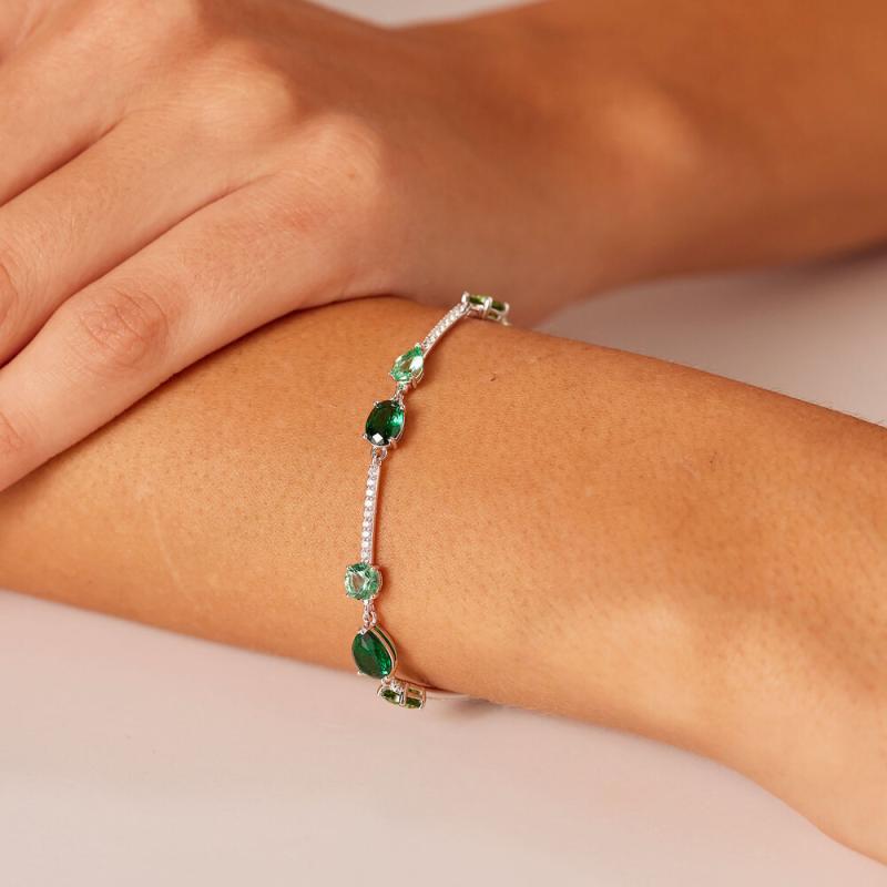 Náramek BROSWAY Fancy Life Green AG 925/1000 FLG151