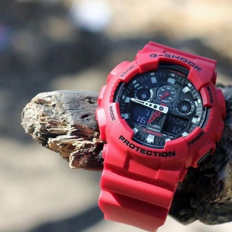 Pánské hodinky CASIO G-SHOCK GA-100B-4A