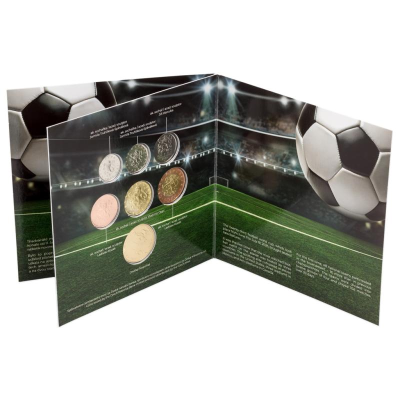 2026 - Sada oběžných mincí MS ve Fotbale stand