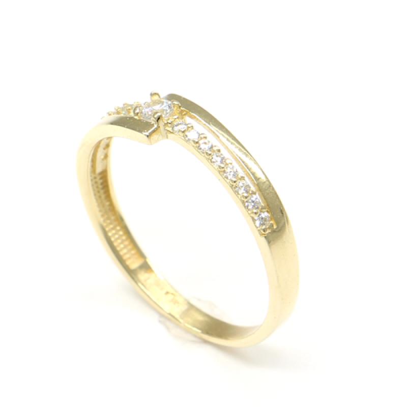 Zlatý prsteň PATTIC AU 585/1000 1,55 g CA123001Y-54