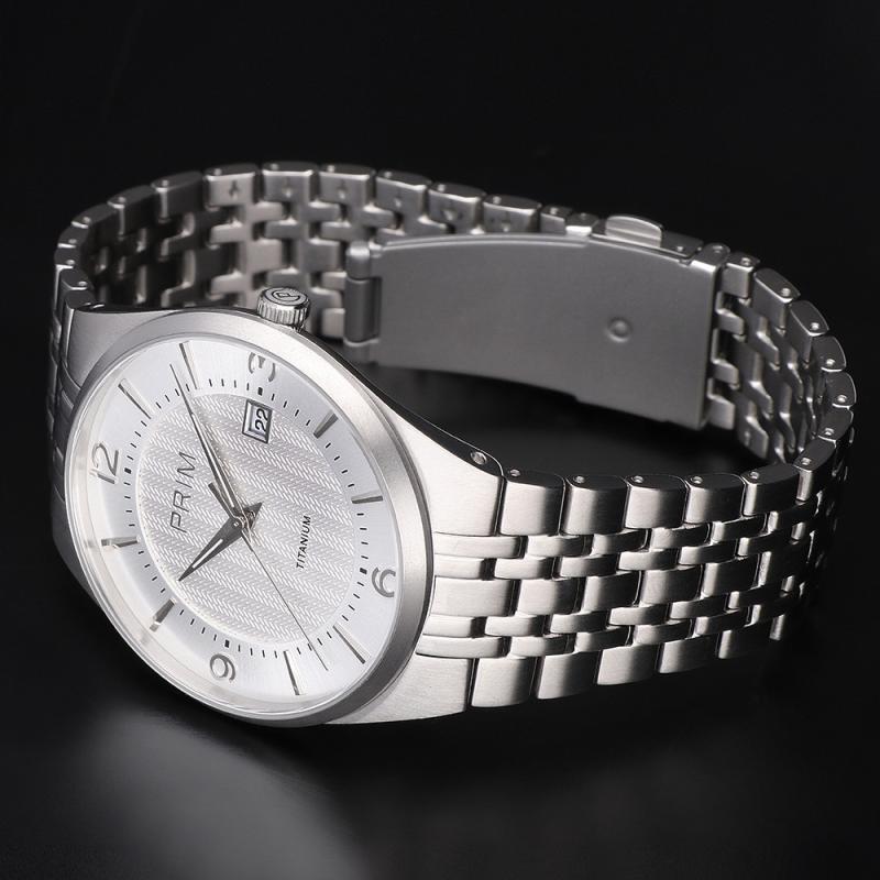 Pánské hodinky PRIM Slim Titanium 2022 W01P.13166.A