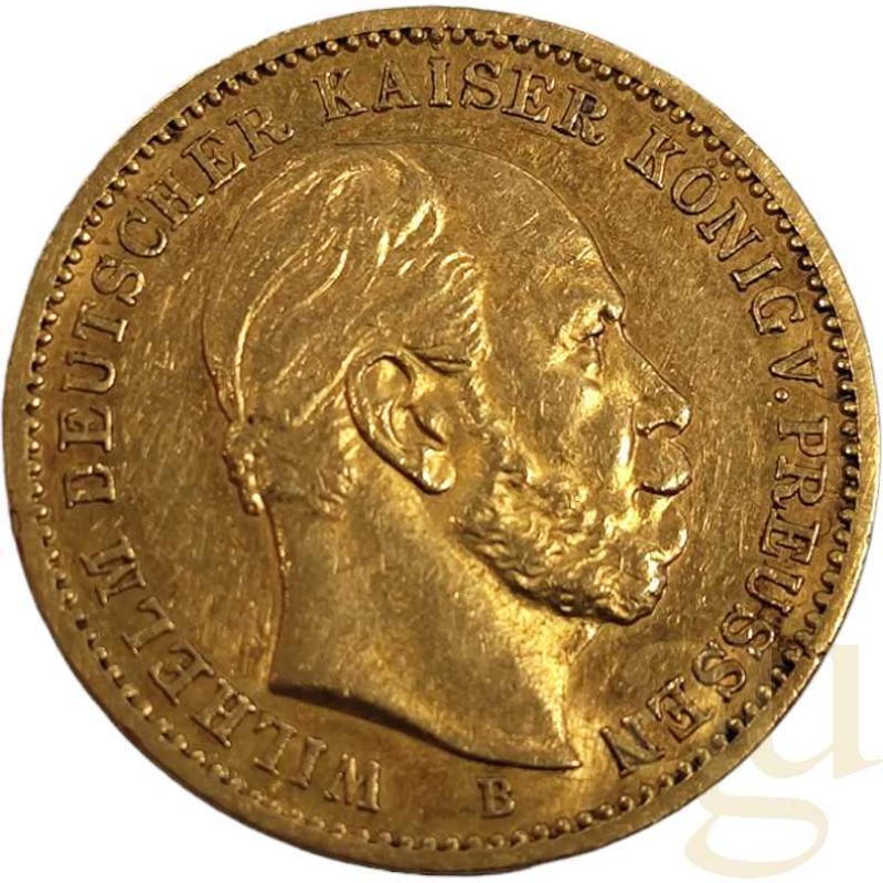 20 Mark Goldmünze Wilhelm I von Preußen 1875 (B)