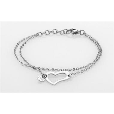 Náramek STORM Heart Bracelet Silver 9980510/S