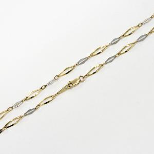 Zlatý náhrdelník bicolor PATTIC AU 585/1000 4,70 gr ARP037102O