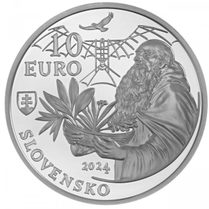 2024-PSM 10 eur Fráter Cyprián z Červeného Kláštora - 300. výročie narodenia Proof