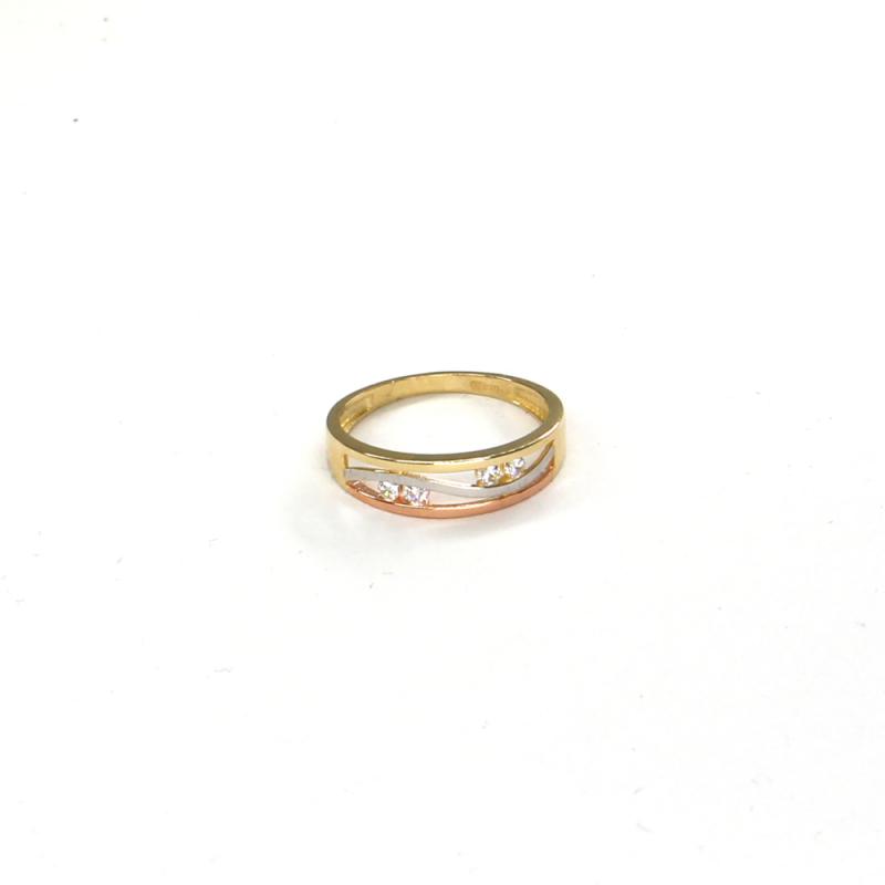 Prsten ze žlutého zlata Pattic AU 585/000 2,05 gr ARP567601-56