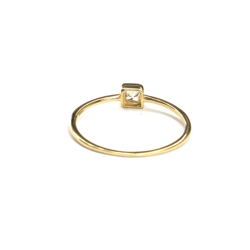 Prsten ze žlutého zlata se středovým zirkonem Pattic AU 585/000 0,75 gr ARP512501-54