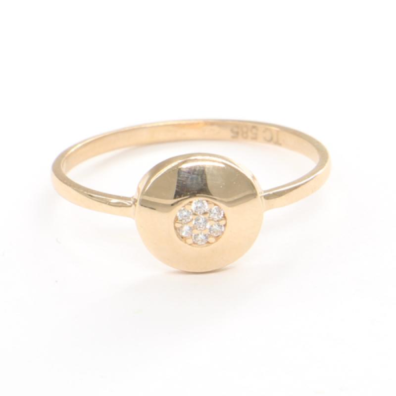 Zlatý prsten PATTIC AU 585/1000 1,3 g CA103701-56