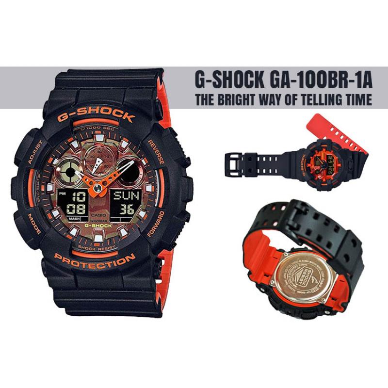Pánské hodinky CASIO G-shock GA-100BR-1AER