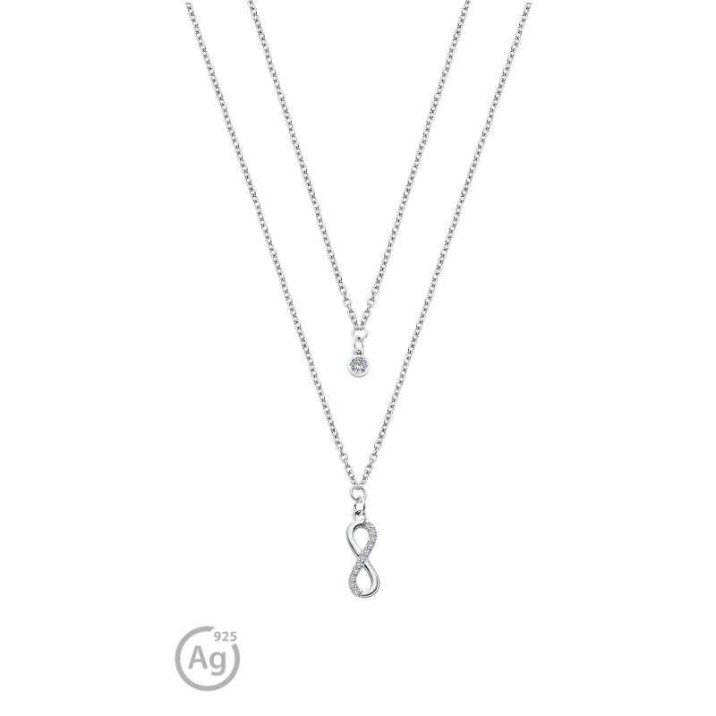 LOTUS SILVER Trendy náhrdelník AG 925/1000
