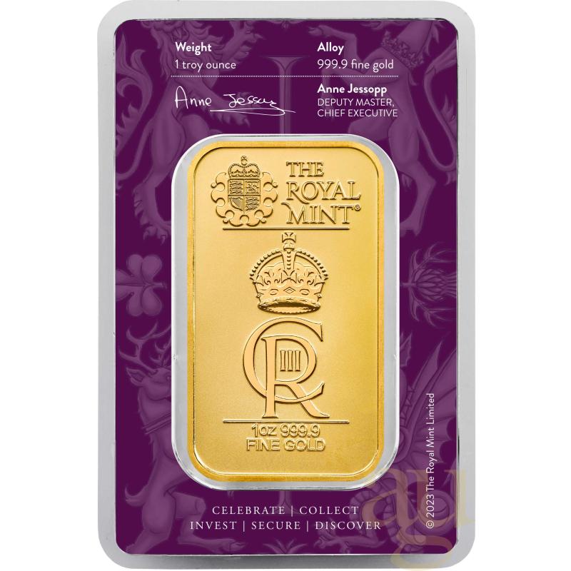 31,1 Gramm Goldbarren The Royal Mint - Coronation Celebration