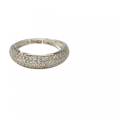 Prsten z bílého zlata se zirkony Pattic AU 585/000 2,20 gr, PR116610901B
