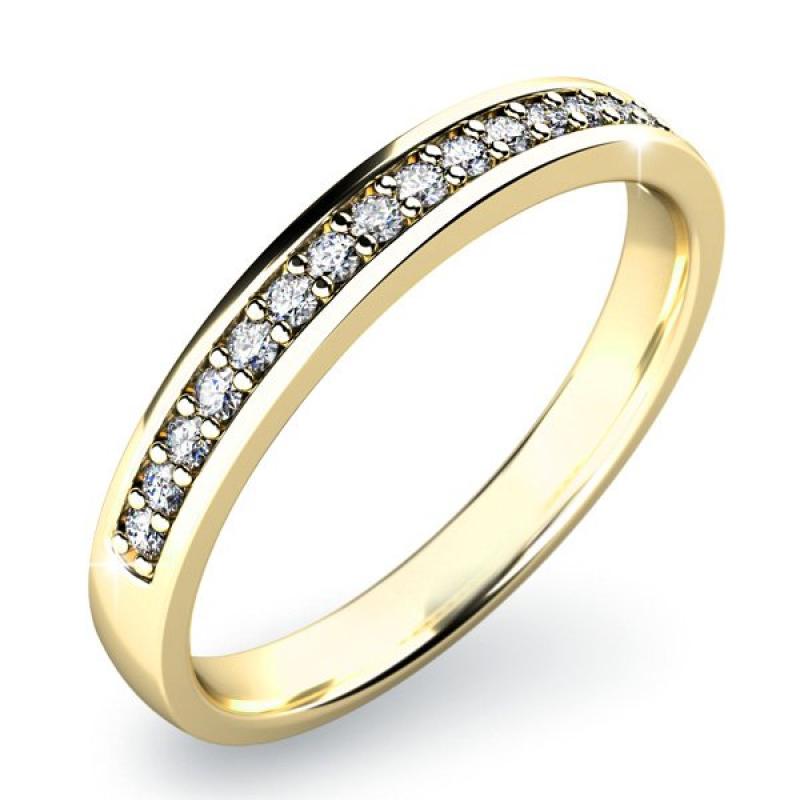 Zlatý prsten s diamanty AU 585/1000 PATTIC G1081301