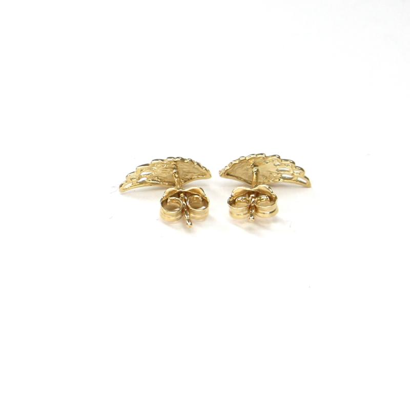 Náušnice ze žlutého zlata andělské křídlo Pattic AU 585/000 1,15 gr ARP316204Y