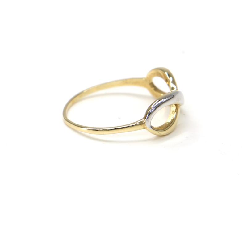 Prsten ze žlutého/bílého zlata Pattic AU 585/000 1,53 gr, PTG03201