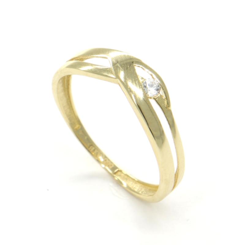 Zlatý prsteň PATTIC AU 585/1000 1,15 gr CA121801Y-55