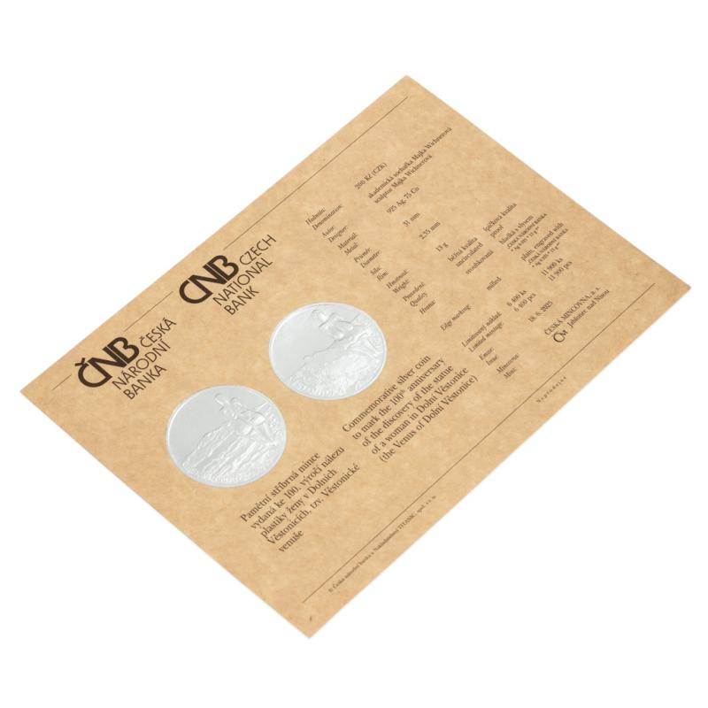 2025 - PSM 200Kč Věstonické Venuše- 100. výročí PROOF
