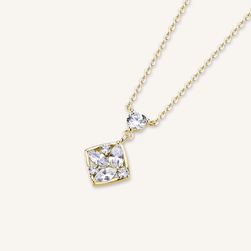 Pozlacený náhrdelník ROSATO Gemma Ag 925/1000 RZGE55