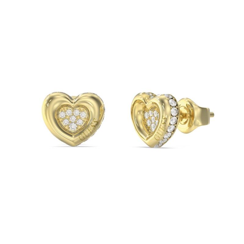 Náušnice GUESS L.O.V.E JUBE05466JWYGT/U