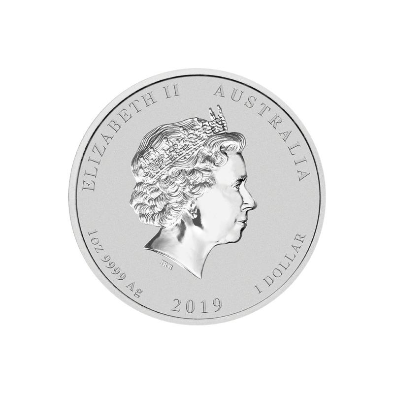 1 unce stříbrná mince Austrálie Lunar II prase 2019 9402215