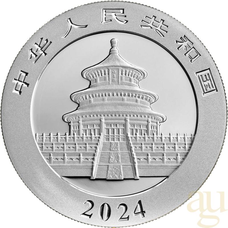 30 Gramm Silbermünze China Panda 2024