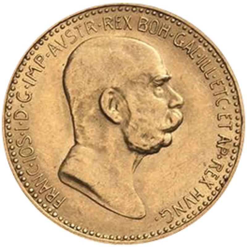 10 Kronen Goldmünze Österreich 1910 Originalstück