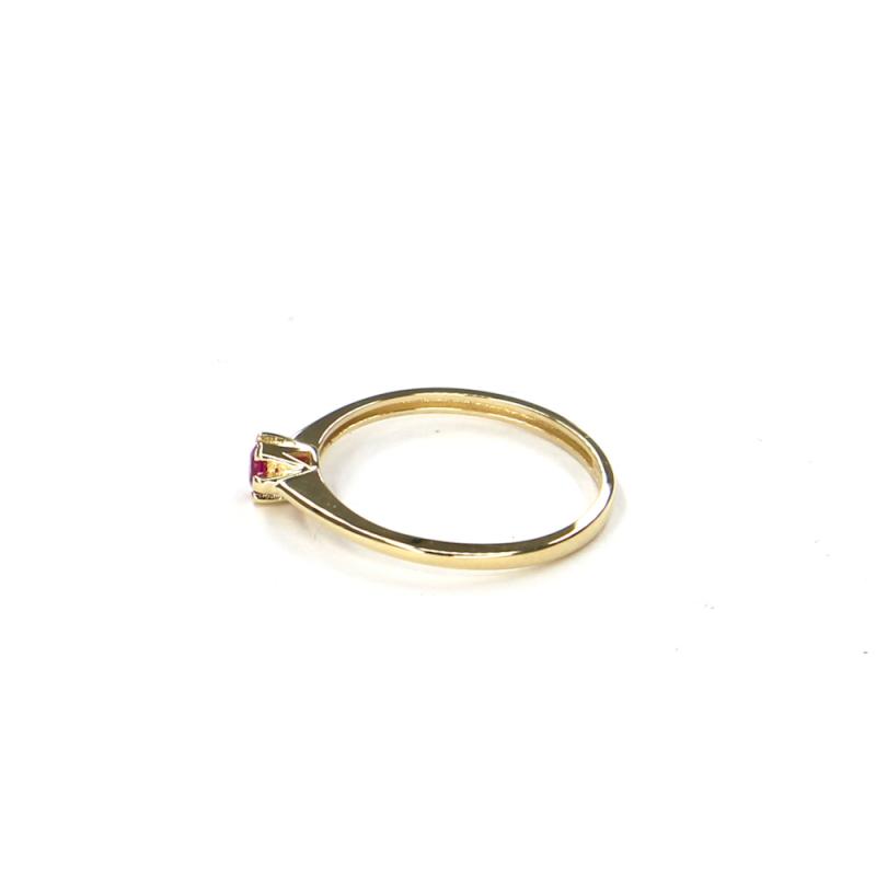Prsten ze žlutého zlata s rubínem Pattic AU 585/000 1,05 gr LMG7901RY-52