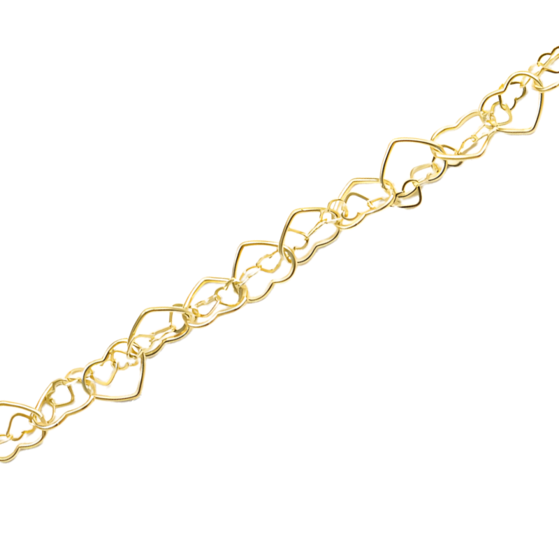 Stříbrný pozlacený náramek AG 925/1000 AGNI228903