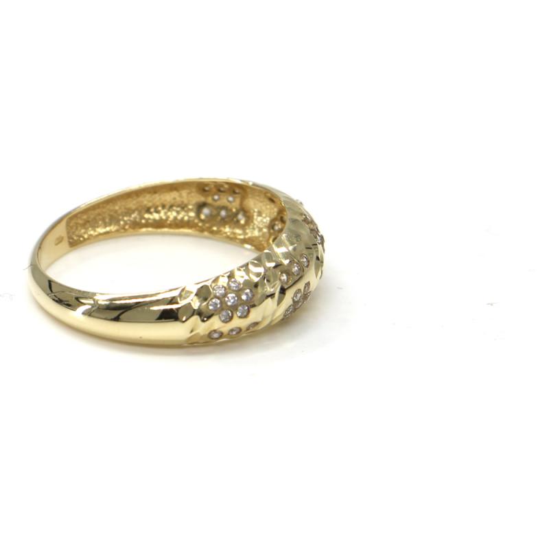 Prsten z dvoubarevného zlata Pattic AU 585/000 2,11 gr se zirkony, PR111412401