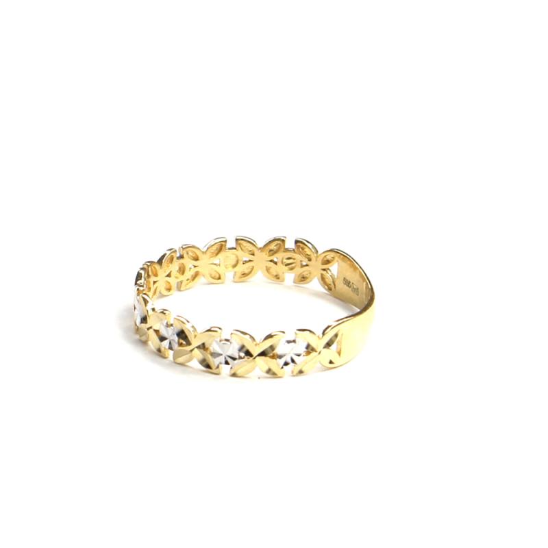 Prsten z dvoubarevného zlata PATTIC AU 585/000 1,35 gr, ARP649801-56